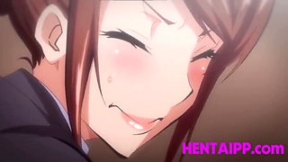 Busty Hentai Secretary Desperate for Boss' Big Cock - Anime Porn
