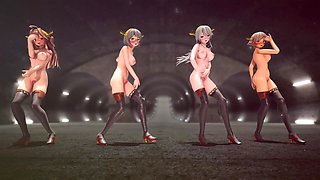 Mmd R-18 Anime Girls Sexy Dancing Clip 311