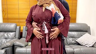 Hot Desi MILF Hira in Hijab - Big Ass Press & Pussy Fingering - Romantic Muslim Sex