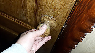 I Heard Moans From the Toilet and Spied on My Stepsister