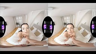 TmwVRnet - Lady Gang - Cutie satisfies a jerking off lad