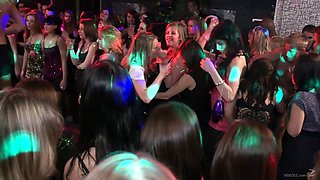 Party in the club with Alexis Crystal and her drunk friends