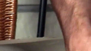 Sexy blonde skinny teen Viva banged by boss in bar