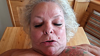 Mega Squirt on the Kitchen Table