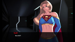 Submissive Wonder-woman Fucked and Creampied by Several Monsters