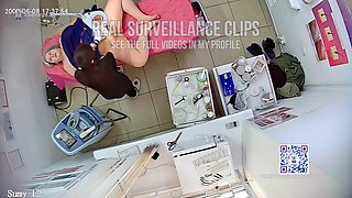 Surveillance camera in a hair removal salon