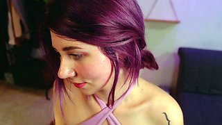 Chubby Busty Teen Solo Masturbation