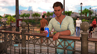 Domino Beach 1 - John Saves a Man's Life in the Beach After He Got Fired From His Previous Job (sfw)