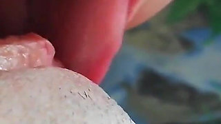Cunnilingus Close-up, Eating My Pussy Every Morning