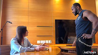 Tiny Office MILF Assfucked by BBC