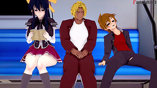 Koneko Sex on the Train - Dxd Ntr Madness Series