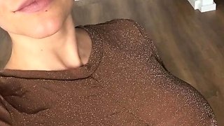 Awesome Teen With Big Boobs Dildo Masturbation