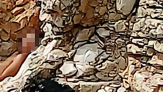 French Teacher Blowjob Nudist Beach Sea - Extreme Cumshot