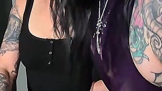 Double Domme Pegging and Spitting