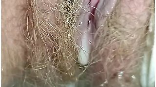 Hairy Pussy Peeing On Your Face In The Toilet And Dripping Cream To Let You Clean With Your Tongue