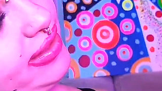 Lustful Blowjob Ends with Cumshot on Nose