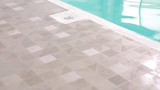 Lesbian Housewife At The Swimming School