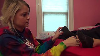 Candace's Sleepy Feet Worship Sparks Blonde Fetish Heat