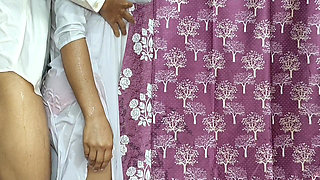 Student Brother Sex Fucking in Washroom by big cock