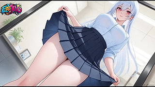 Secretary Falls in Love with Her Boss Anime Romance