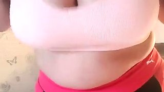 Great Big Boobs On Masturbating Redhead