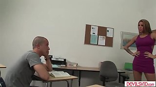 Student 18+ Fucking His Horny Latina Teacher