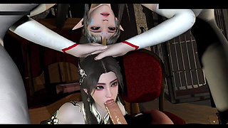 Pixelated Seduction: Big Booty Glow-up - 3D Animation Hentai