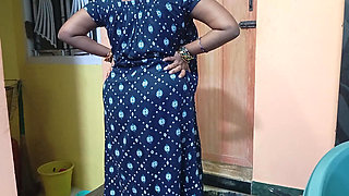 Indian Big Boobs Aunty Walk