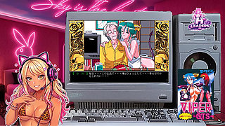 Playing the Hentai game "Viper GTS"