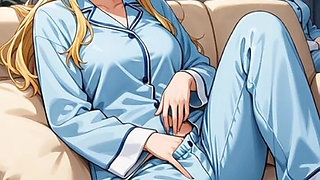 Teasing Busty Blonde Dykes' Full-on Fingering, Licking, and Dildo-fucking Orgy