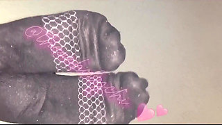 Wet Soles. Should I Use My Pussy Juice Next?