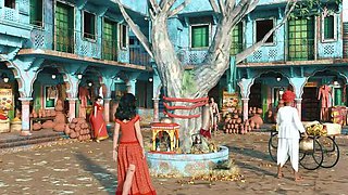 Sexy Meena and Seema Bhabhi Fucked Hard by Village Head in Hindi