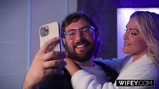 Savvy Suxx Rides Dan Damages Big Cock for Fianc