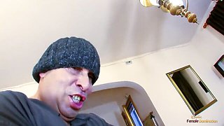 An Asian MILF and her young friend lick each other before deepthroating his cock