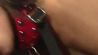 Bound Brunette Slave Driven Into Rough BDSM Submission Session