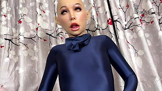 Amateur striptease and Solo masturbation