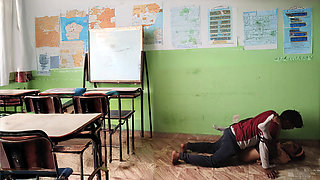 Desi Village College Couples Fucking in Classroom