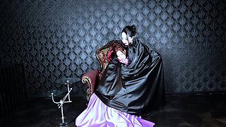 Mistress Youko - Satin Cape Domination Ft Mei