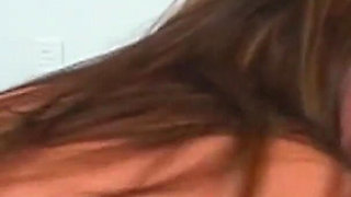 Cute big ass brunette fucked hard in her pussy from his BBC