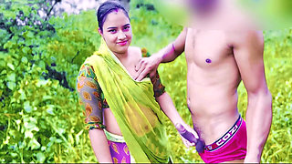 Stepsister Enjoy Sex in Farm, Indian Village Sex in Farm