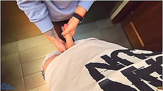 Stranger Cum In My Pantyhose In Restaurant Toilet