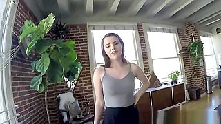 Super hot teen 18+ with perfect body enjoys POV sex