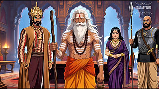 Katappa fucked sibgami to save kingdom (Bahubali parody 1)