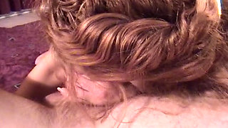 Blonde Babe Gets Pounded by Two Big Cocks