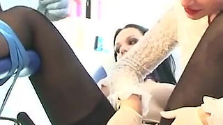 Humiliating pussy pinching