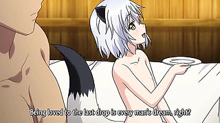 Horny Catgirl Gets Creampie by Hero in Hot Hentai Sex