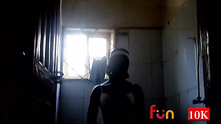 Sneaked the Maid Into the Bathroom and Fucked the Hell Out of Her