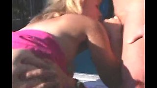 Hot Blonde Teen Outdoor Threesome DP with Trevor Thompson and Laya Leighton