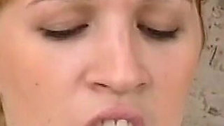 Young Vintage Slut Enjoys Monster Cock in Pussy That Cums in Mouth in Stable