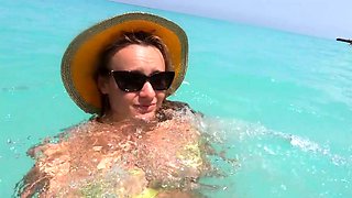 Swimming Naked in Cuba's Atlantic Ocean Waters